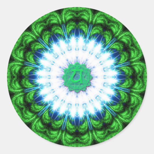 Heart Chakra Sticker (Vorderseite)