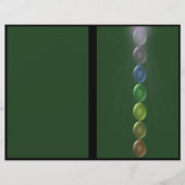 Heart Chakra Tri Fold Broschüre Flyer (Vorderseite)