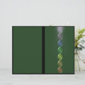 Heart Chakra Tri Fold Broschüre Flyer (Stehend Vorderseite)