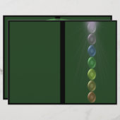 Heart Chakra Tri Fold Broschüre Flyer (Vorne/Hinten)