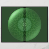 Heart Chakra Tri Fold Broschüre Flyer (Rückseite)