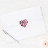 Heart Classic Square Stickers (Umschlag)