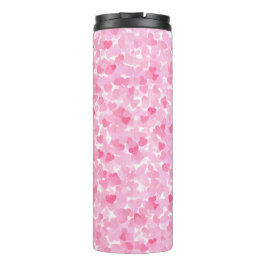 Heart Confetti Pattern – Cute Romantic Celebration Thermosbecher