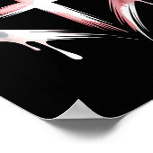 Heart Cross Christian Faith Love Poster (Ecke)