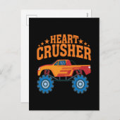 Heart Crusher Valentine Feiertagspostkarte (Vorne/Hinten)