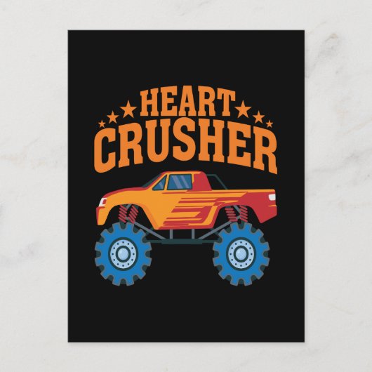 Heart Crusher Valentine Feiertagspostkarte (Vorderseite)