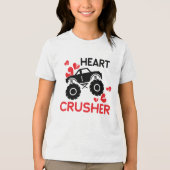 Heart Crusher Valentine's Day Tri-Blend Shirt (Vorderseite)