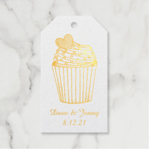 Heart Cupcake Bridal Baby Dusche Valentinstag Geschenkanhänger