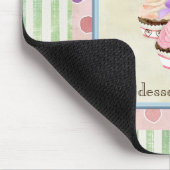 Heart Cupcake Trio Life ist Kurz - Maus Pad Mousepad (Ecke)