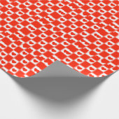 heart custom Sustainable Premium Crew Sock Geschenkpapier (Ecke)