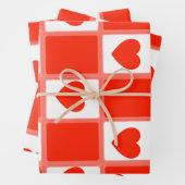 heart custom Sustainable Premium Crew Sock Geschenkpapier Set (Beispiel)