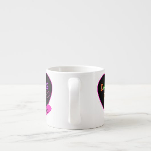 Heart Daddy's Girl T Shirts and Gifts Espressotasse (Rückseite)