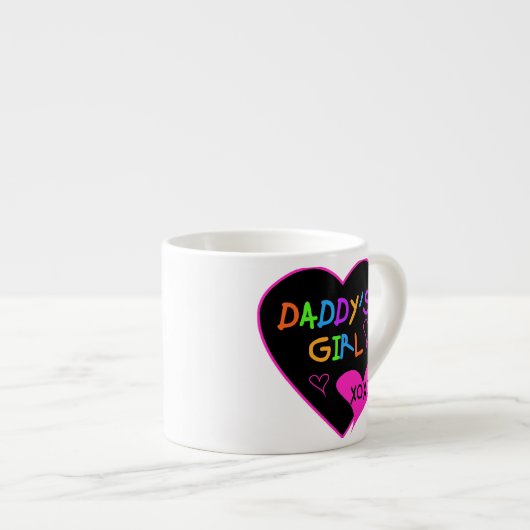 Heart Daddy's Girl T Shirts and Gifts Espressotasse (Vorderseite Rechts)