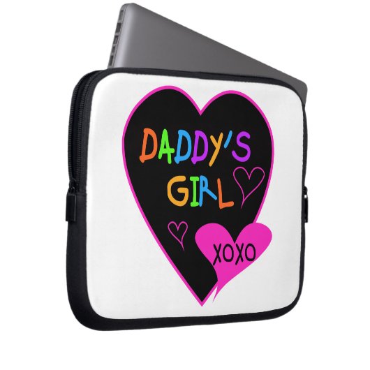 Heart Daddy's Girl T Shirts and Gifts Laptopschutzhülle (Vorne Rechts)