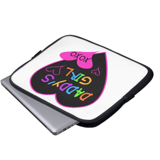 Heart Daddy's Girl T Shirts and Gifts Laptopschutzhülle (Vorne Knopf)