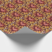 Heart Daisy Geschenkpapier (Ecke)