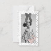 Heart Day Rose Gold Valentines Classroom Card Mitteilungskarte (Rückseite)