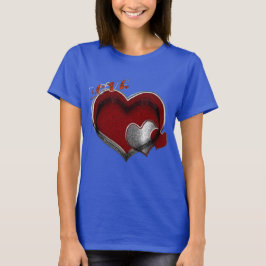 Heart Deep Royal Blue Women's T - Shirt