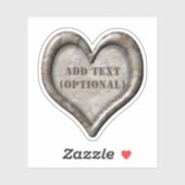 Heart Desert Camouflage Aufkleber (Blatt)