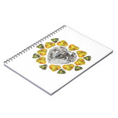 Heart Diamond Gemstone Art Notizblock (Linke Seite)