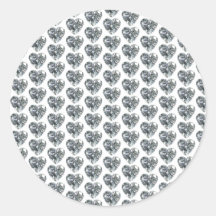 Heart Diamond Sticker