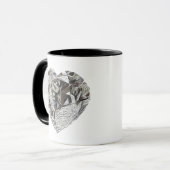 Heart Diamond Tasse (Vorderseite Links)
