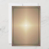 Heart Diamonds 50th Wedding Anniversary Party Einladung (Rückseite)