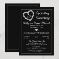 Heart Diamonds Party zum 10. Hochzeitstag