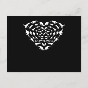 Heart Dinosaur Valentine Paares Valentinstag Gr Einladungspostkarte