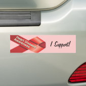 Heart Disease Awareness Bumper Sticker Autoaufkleber (Auf Auto)