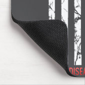 Heart Disease Awareness February Usa Flag Ribbon R Mousepad (Ecke)