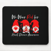 Heart Disease Awareness Gnome Mousepad (Vorne)