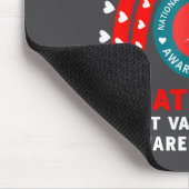 Heart Disease Awareness - Heart Valve Disease Awar Mousepad (Ecke)