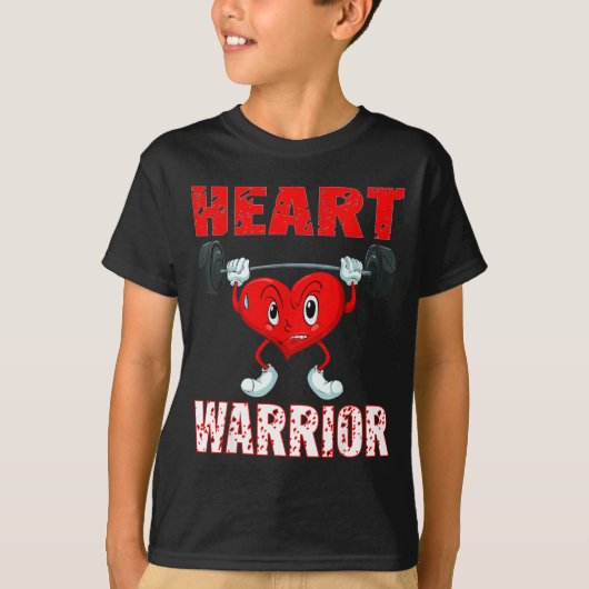 Heart Disease Awareness Heart Warrior Wear Red Hea T-Shirt (Vorderseite)