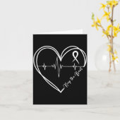 Heart Disease Awareness Heartbeat Chd Wear Red Hea Karte (Gelbe Blume)