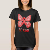 Heart Disease Awareness Kindness Butterfly Ribbon  T-Shirt (Vorderseite)