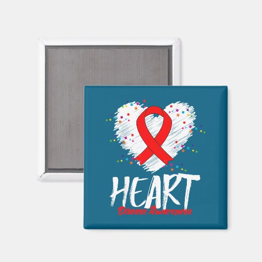 Heart Disease Awareness  Magnet (Vorderseite/Rückseite)