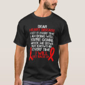 Heart Disease Awareness Month I Will Get Back Up R T-Shirt (Vorderseite)
