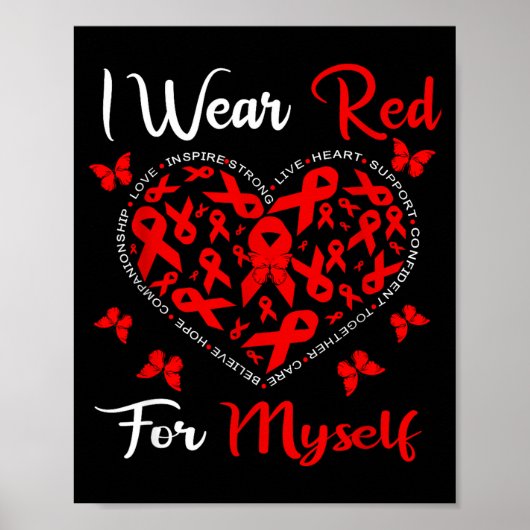 Heart Disease Awareness Month Open Heart Diseases Poster (Vorne)