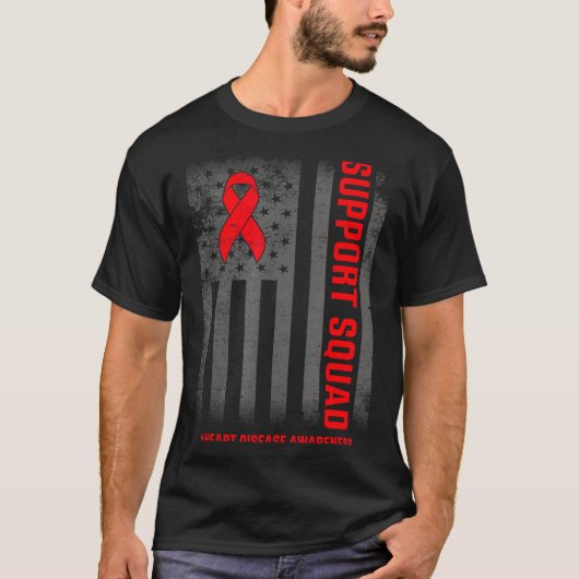 Heart Disease Awareness Month Open Heart Diseases T-Shirt (Vorderseite)