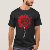 Heart Disease Awareness Month Sunflower For Women  T-Shirt (Vorderseite)