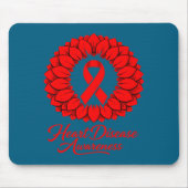Heart Disease Awareness Mousepad (Vorne)