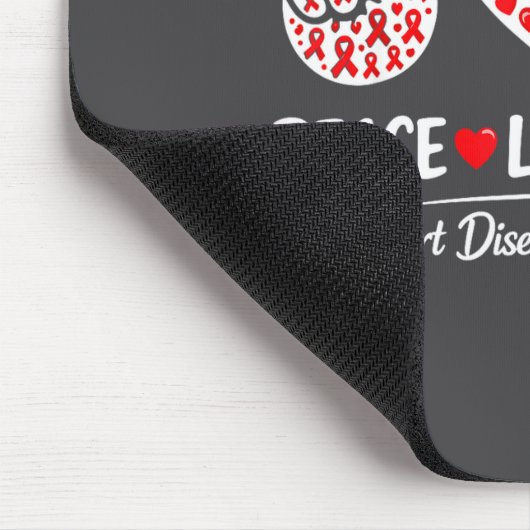 Heart Disease Awareness Mousepad (Ecke)