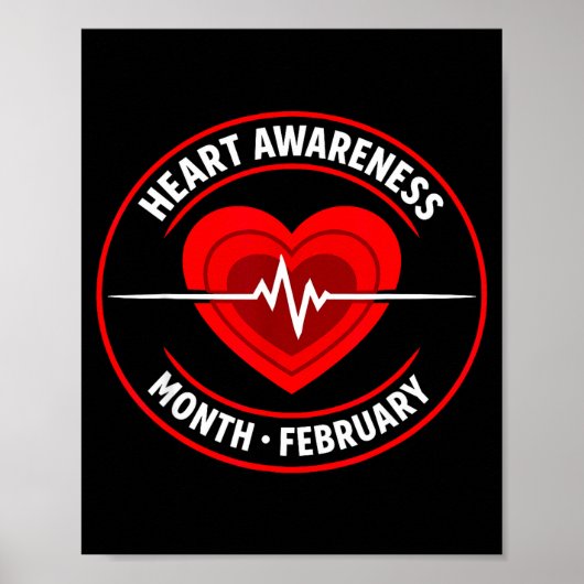 Heart Disease Awareness  Poster (Vorne)