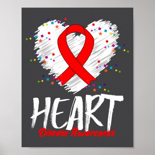 Heart Disease Awareness  Poster (Vorne)