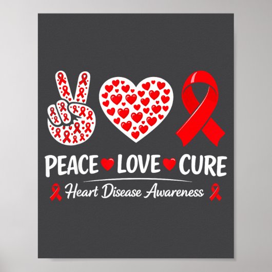 Heart Disease Awareness  Poster (Vorne)