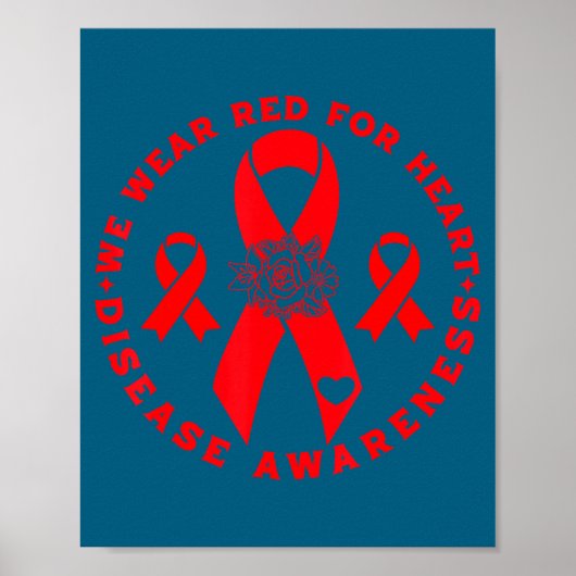 Heart Disease Awareness  Poster (Vorne)