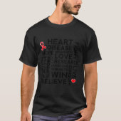 Heart Disease Month Suprt Walk Tee (Vorderseite)