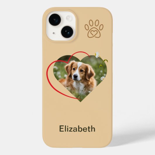 Heart Dog iPhone / iPad Gehäuse Case-Mate iPhone Hülle (Rückseite)