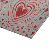 Heart Doodle Schneidebrett (Ecke)